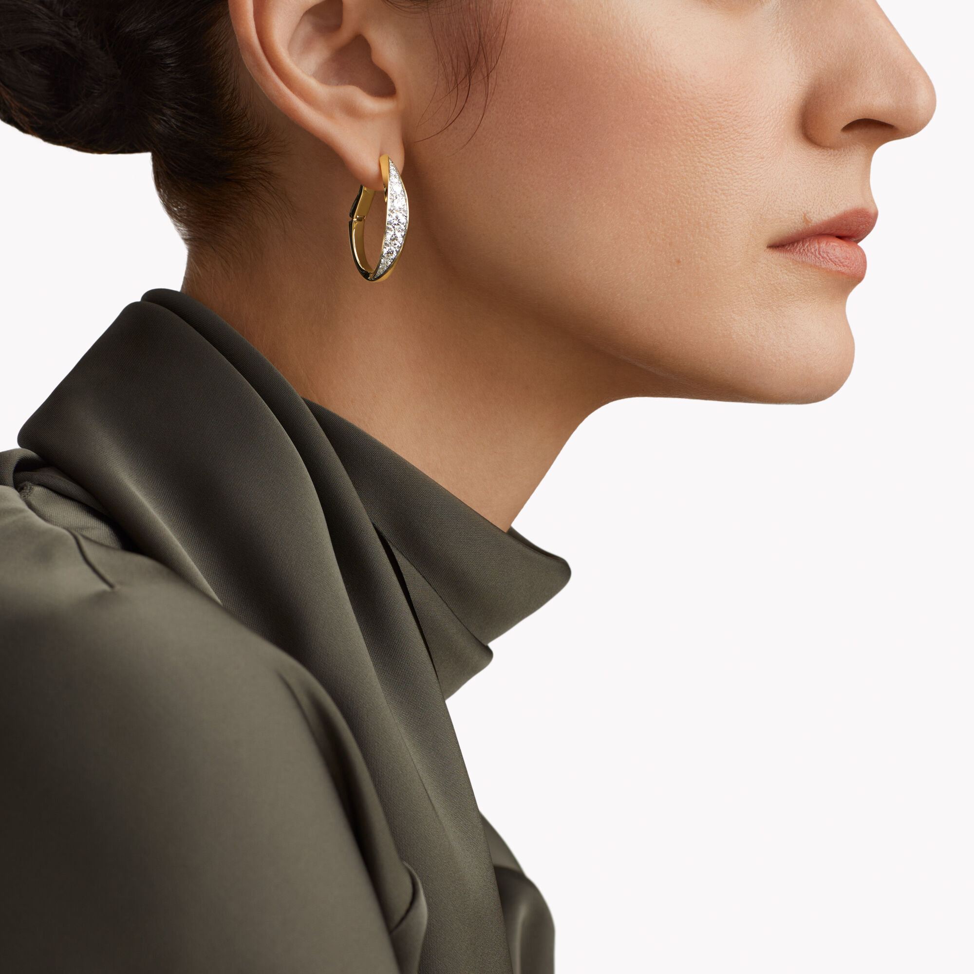 Spiral Diamond Earrings - Image 2