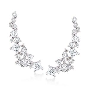 Classic Butterfly Petite Diamond Ear Climber