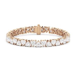 Heart Shape Diamond Bracelet