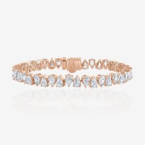 Pear Shape Diamond Bracelet