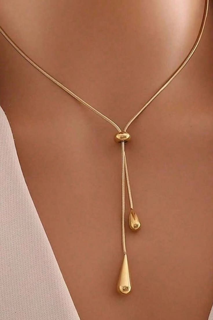 Laurence Signature Faceted Double-Strand Chain Necklace - Image 2