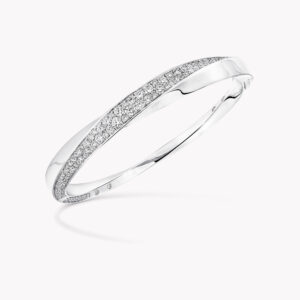 Spiral Diamond Bangle