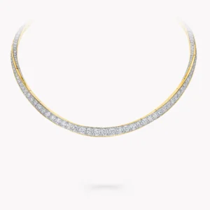 Spiral Diamond Necklace