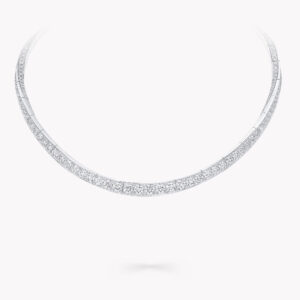 Spiral Diamond Necklace