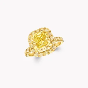 Icon Radiant Cut Yellow Diamond Engagement Ring