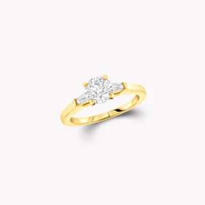 Promise Round Diamond Engagement Ring