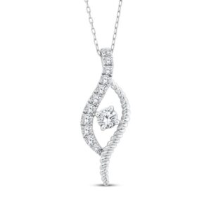 Threads Diamond Pendant
