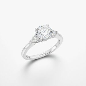 Promise Oval Diamond Engagement Ring