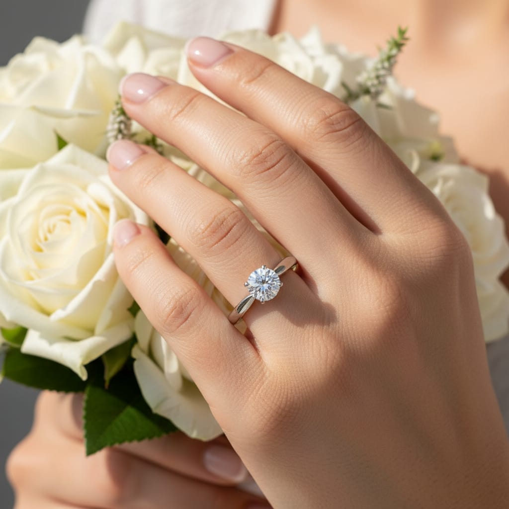 Paragon Round Diamond Engagement Ring - Image 2