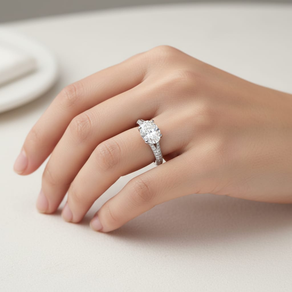 Legacy Oval Diamond Engagement Ring - Image 2