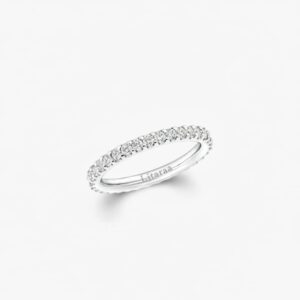 Round Diamond Wedding Band