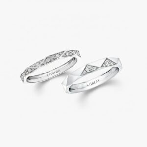 Laurence Litaraa Signature Diamond and Pavé Band Set