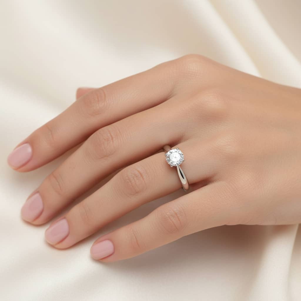 Paragon Round Diamond Engagement Ring - Image 2