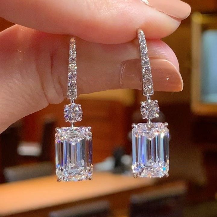 Icon 8 Pear Shape Diamond Earrings - Image 2