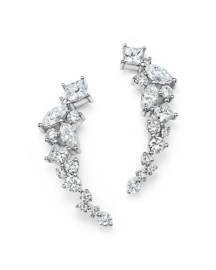 Classic Butterfly Petite Diamond Ear Climber - Image 2