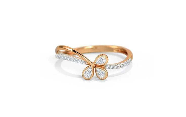 Wild Flower Double Diamond Ring - Image 2