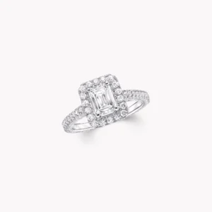 Constellation Emerald Cut Diamond Engagement Ring