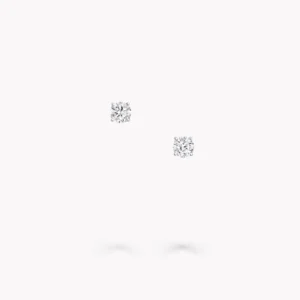 Round Diamond Stud Earrings